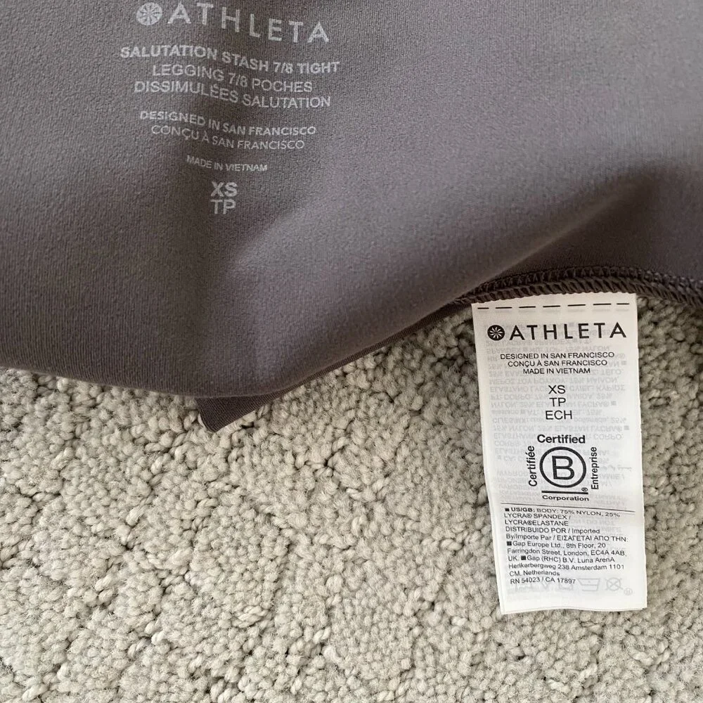 Athleta Salutation Stash 7/8 Tight - Picture 4 of 4